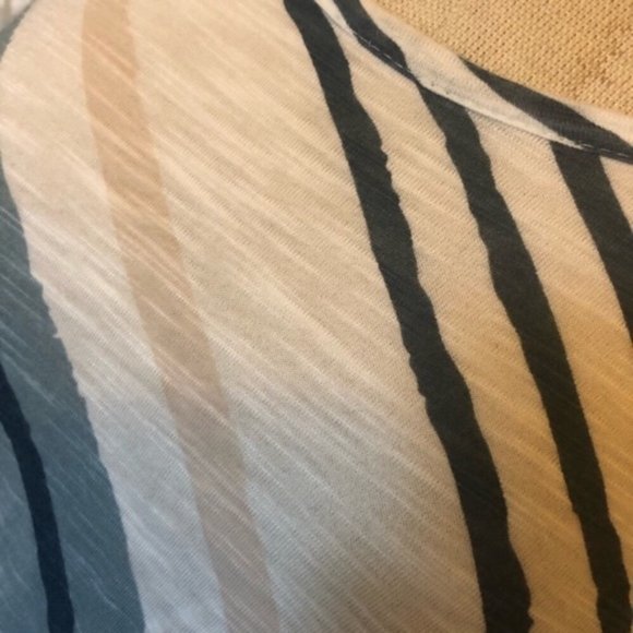 Anthropologie porridge diagonal stripe tee shirt - Picture 5 of 7